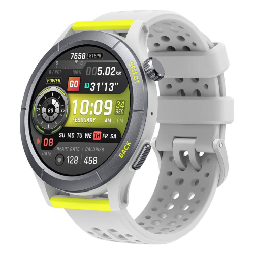 AMAZFIT CHEETAH ROUND SMARTWATCH CON GPS DUAL-BAND, NAVIGAZIONE DEL PERCORSO E MAPPE OFFLINE, ALLENATORE DI CORSA, CARDIOFREQUENZIMETRO, ALEXA INTEGRATO, 14 GIORNI DI DURATA DELLA BATTERIA GREY